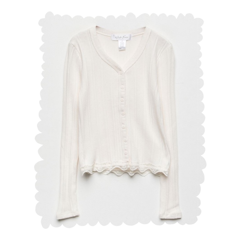 White Fawn Knit Top